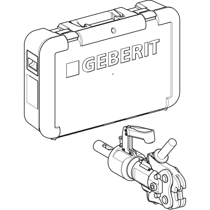 Zaciskarka GEBERIT (zasilanie sieciowe) 12...108mm 230V + walizka